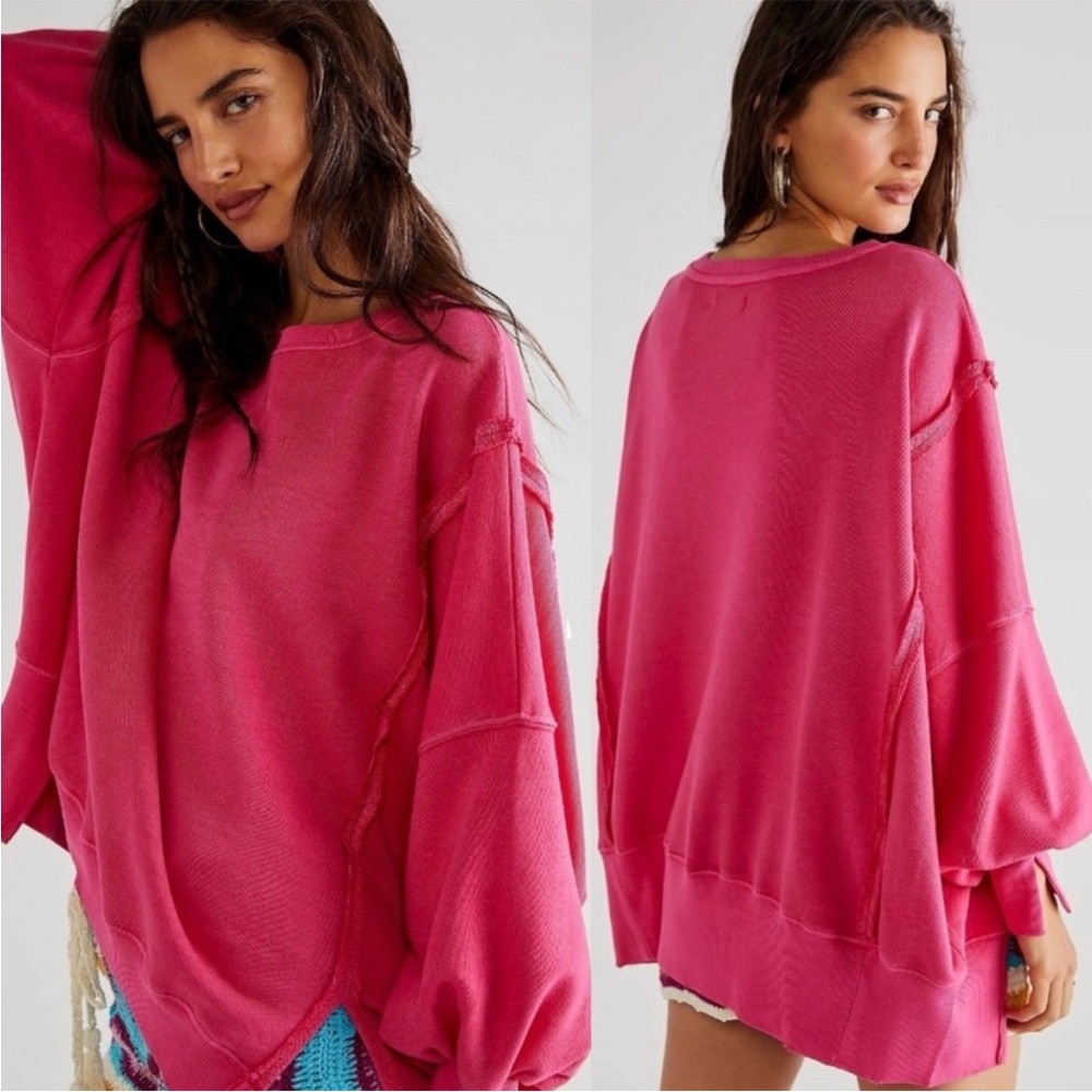 Free People Camden Sweater Pink